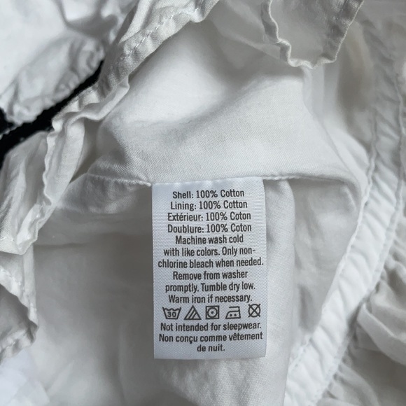 Janie And Jack | White Ruffle High Neck Sleeveless Blouse | 6 - Picture 7 of 11